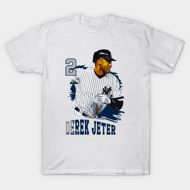 Derek Jeter || 2 T-Shirt by Aloenalone